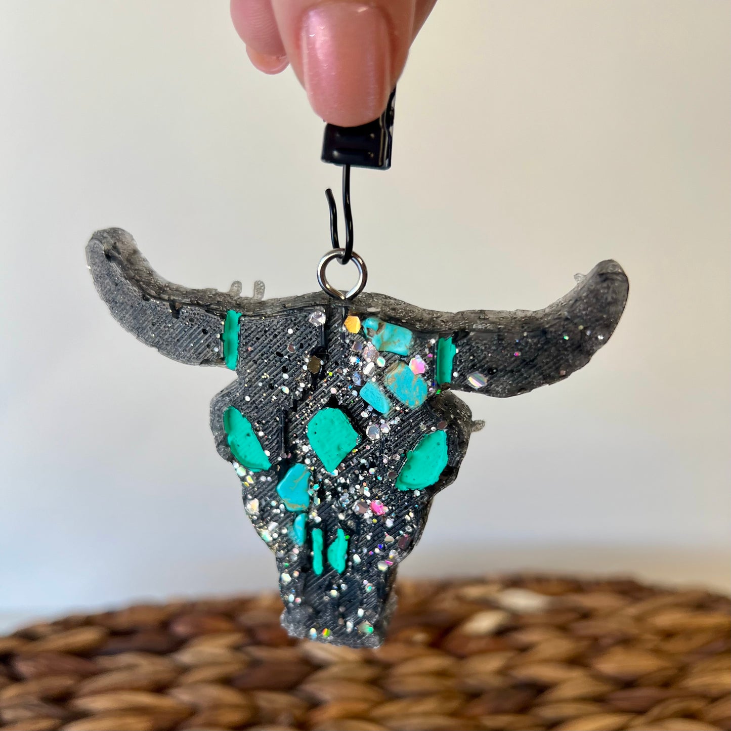 Leather and Lace - Mini Bull Skulls