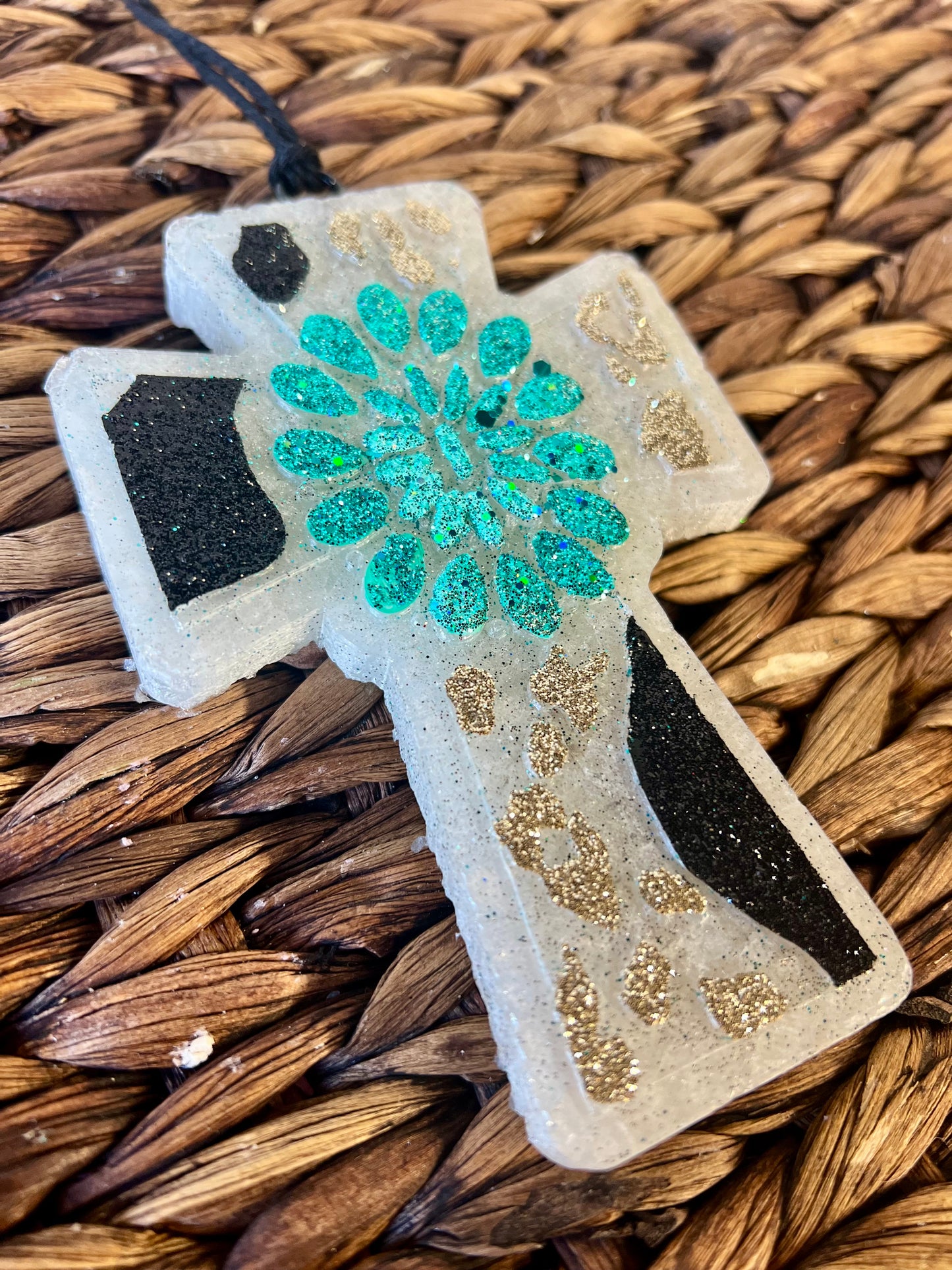 Flannel - Turquoise Cross