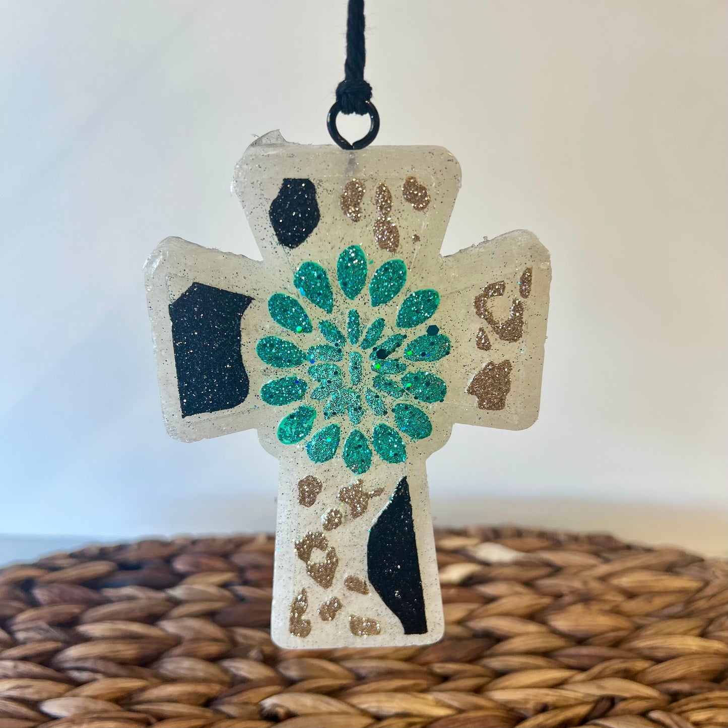 Flannel - Turquoise Cross