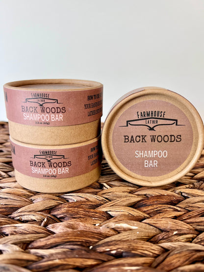 Back Woods Shampoo Bar (Tan)