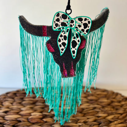 Watermelon Lemonade - Bull Skull with Bow